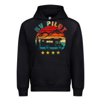 Black rv pilot camping funny vintage motorhome travel vacation t shirt Urban Hoodie - maiPhamDesign