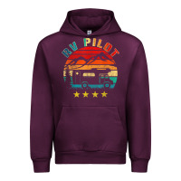 Mauve Wine rv pilot camping funny vintage motorhome travel vacation t shirt Urban Hoodie - maiPhamDesign