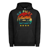 Pigment Black rv pilot camping funny vintage motorhome travel vacation t shirt Urban Hoodie - maiPhamDesign