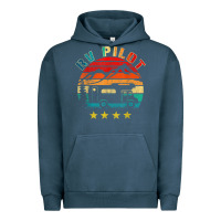 Pigment Midnight Navy rv pilot camping funny vintage motorhome travel vacation t shirt Urban Hoodie - maiPhamDesign