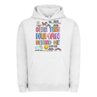 Pigment Lunar Rock dear tiny human behind me Urban Hoodie - JahusDesignShop