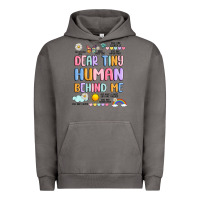 Pigment Tornado dear tiny human behind me Urban Hoodie - JahusDesignShop