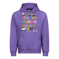 Tulip dear tiny human behind me Urban Hoodie - JahusDesignShop