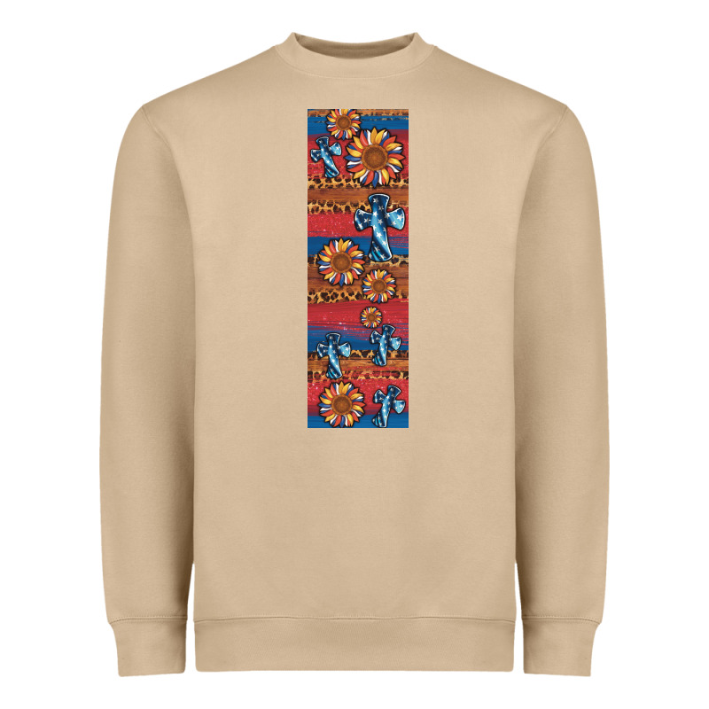 Usa Flag And Cross Penwraps Heavyweight Sweatshirt by Artiststas | Teevron
