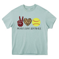 Arona Peace Love Softball Heavy Core Tee - Bettercallsaul
