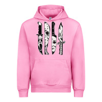 Fuchsia Pink scary horror movies halloween Urban Hoodie - maiPhamDesign