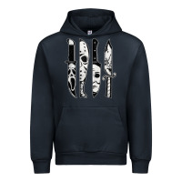 Navy scary horror movies halloween Urban Hoodie - maiPhamDesign