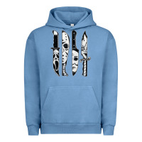 Pigment Pebble Blue scary horror movies halloween Urban Hoodie - maiPhamDesign