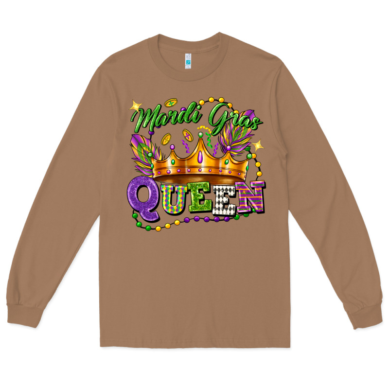 Mardi Gras Queen Long Sleeve Tee by FaDigitalArtStudio | Teevron