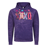 Cloud Purple xoxo pig olivia Vintage Hoodie - OliviaCreatesArt