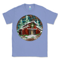 Colony Blue Barn Christmas Classic Tee - RanaPortraitStore