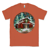 Copper Barn Christmas Classic Tee - RanaPortraitStore