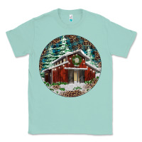 Seafoam Barn Christmas Classic Tee - RanaPortraitStore