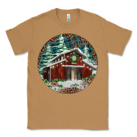 Toasted Coconut Barn Christmas Classic Tee - RanaPortraitStore