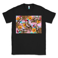 Black Baby monkey flowers Classic Tee - Artiststas