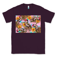 Plum Baby monkey flowers Classic Tee - Artiststas
