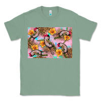 Sage Baby monkey flowers Classic Tee - Artiststas