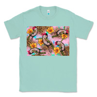 Seafoam Baby monkey flowers Classic Tee - Artiststas