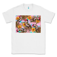 White Baby monkey flowers Classic Tee - Artiststas