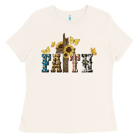 Bone Faith USA sunflower 4th of july Ladies Tee - HowdyJamesFarm