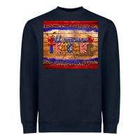 Navy all american teacher tumbler Heavyweight Sweatshirt - Artiststas