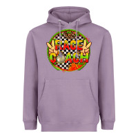 Lavender race coach  with leopard and peace hand Heavyweight Hoodie - AdoDesignShop