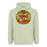 Matcha race coach  with leopard and peace hand Heavyweight Hoodie - AdoDesignShop