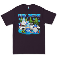 Plum merry christmas gnomies Premium Tee - texasbilliewilder