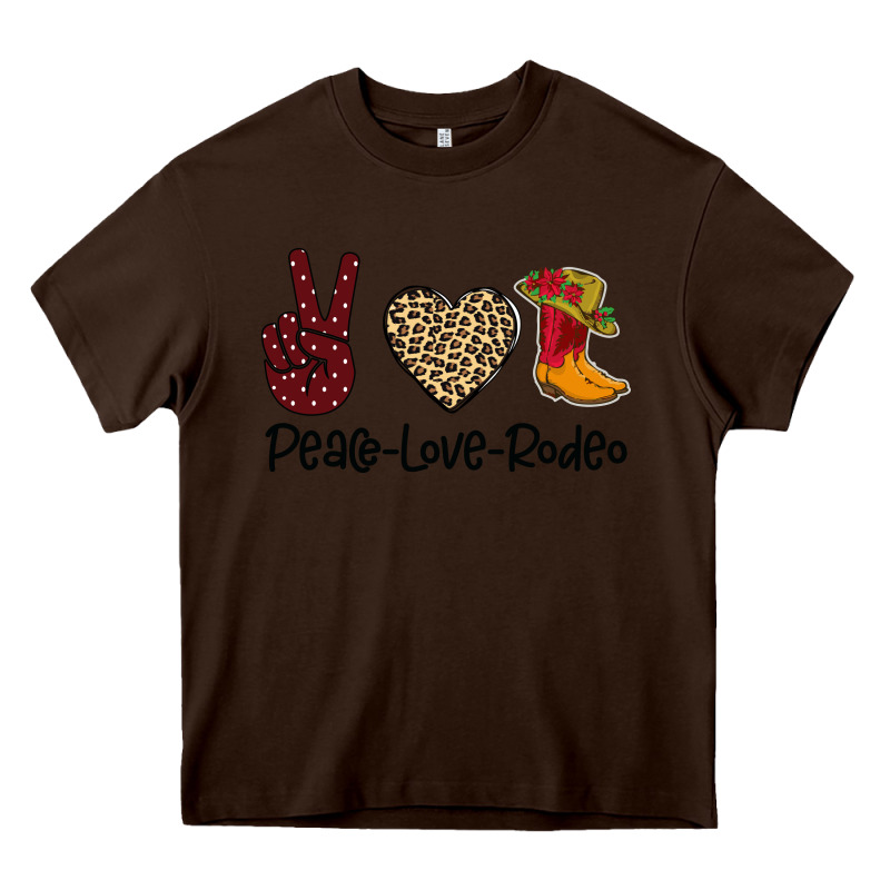 Peace Love Rodeo Heavy Core Tee by Bettercallsaul | Teevron