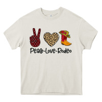 Cream Peace Love Rodeo Heavy Core Tee - Bettercallsaul
