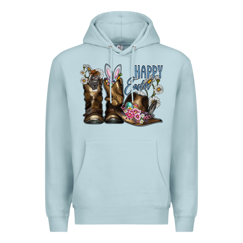Happy Easter Premium Hoodie by CowhideDigitalArt | Teevron