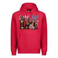 Cardinal Happy Easter Premium Hoodie - CowhideDigitalArt
