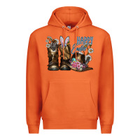 Carrot Happy Easter Premium Hoodie - CowhideDigitalArt