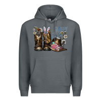 Rock Happy Easter Premium Hoodie - CowhideDigitalArt