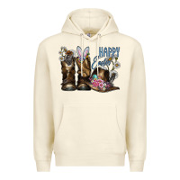Sandshell Happy Easter Premium Hoodie - CowhideDigitalArt