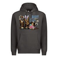 Smoke Happy Easter Premium Hoodie - CowhideDigitalArt