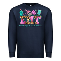 Navy emt emergency medical technician Premium Sweatshirt - AdoDesignShop