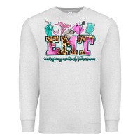 Oatmeal Heather emt emergency medical technician Premium Sweatshirt - AdoDesignShop