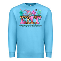 Ocean Blue emt emergency medical technician Premium Sweatshirt - AdoDesignShop