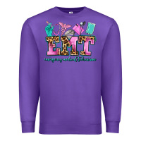 Purple emt emergency medical technician Premium Sweatshirt - AdoDesignShop