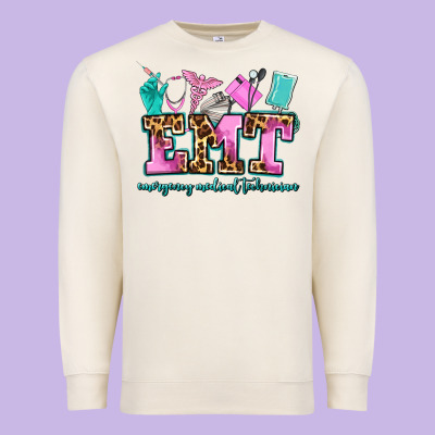 Emt Emergency Medical Technician Premium Sweatshirt Designed By Adodesignshop