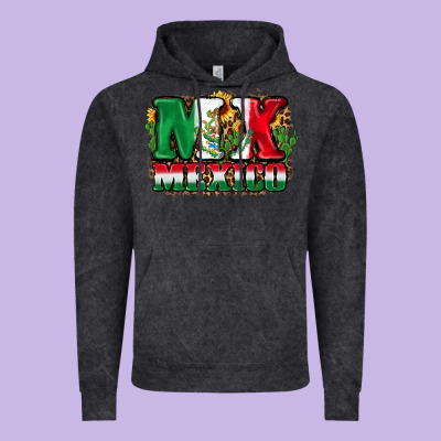 Mx Mexico Vintage Hoodie Designed By Fadigitalartstudio
