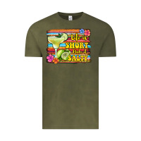 Vintage Olive life is short make it salty 1 Vintage Tee - Jasminsmagicworld