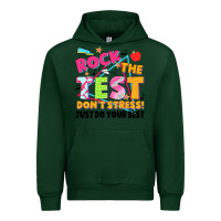 Forest Green rock the test don't stress! just do your best Urban Hoodie - JahusDesignShop