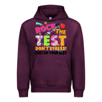 Mauve Wine rock the test don't stress! just do your best Urban Hoodie - JahusDesignShop