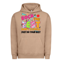 Pigment Burro rock the test don't stress! just do your best Urban Hoodie - JahusDesignShop