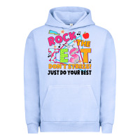 Pigment Grape Ice rock the test don't stress! just do your best Urban Hoodie - JahusDesignShop
