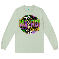 Matcha mardi gras lightning Long Sleeve Tee - FaDigitalArtStudio