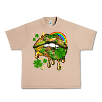 Burro St. Patrick's Day lips Urban Heavy Tee - HowdyJamesFarm