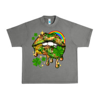 Tornado St. Patrick's Day lips Urban Heavy Tee - HowdyJamesFarm